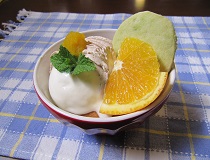 季節のパフェ